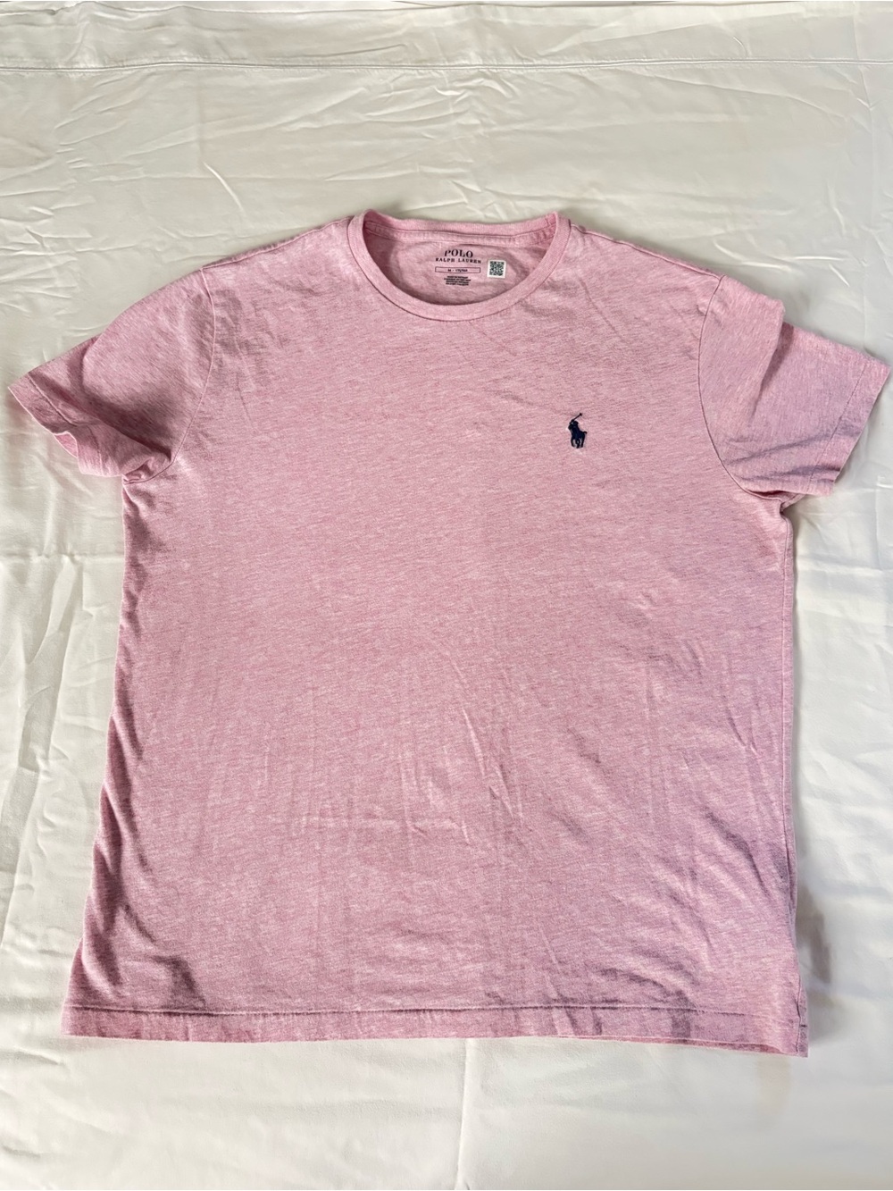 Polo by Ralph Lauren Heathered Pink Logo Tee